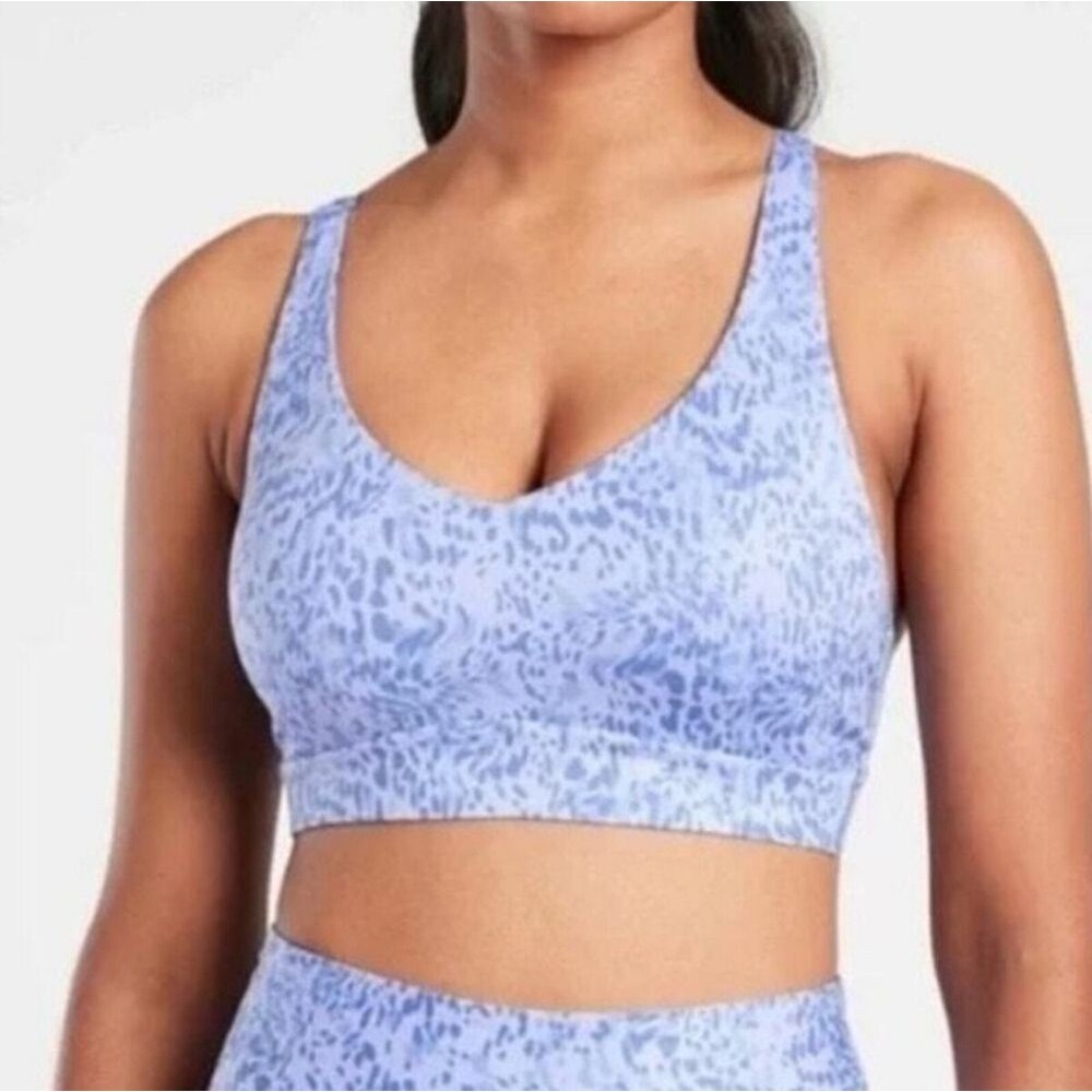 Athleta Solace Strappy Back Sports Bra Plus Size 1X